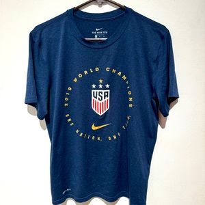 USA Soccer The Nike Tee 2019 World Champions Men’s Medium